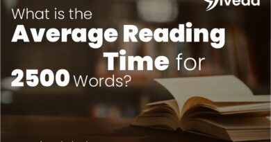 What is the Average Reading Time for 2500 Words?