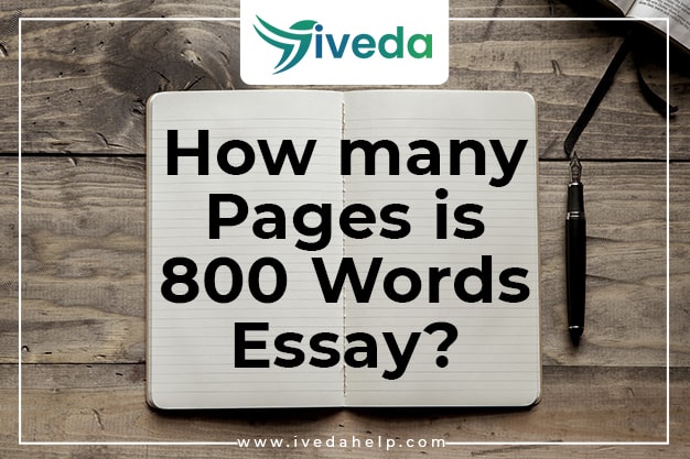 how many pages is a 800 word essay