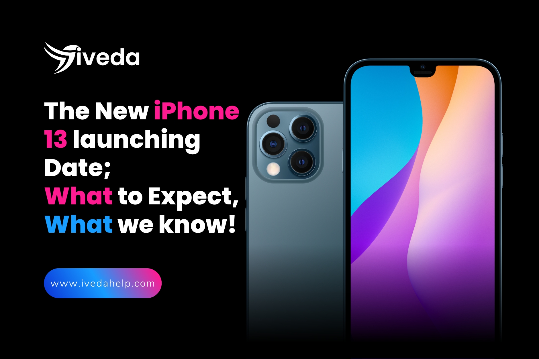 The New iPhone 13 launching Date;What to Expect, What we know!