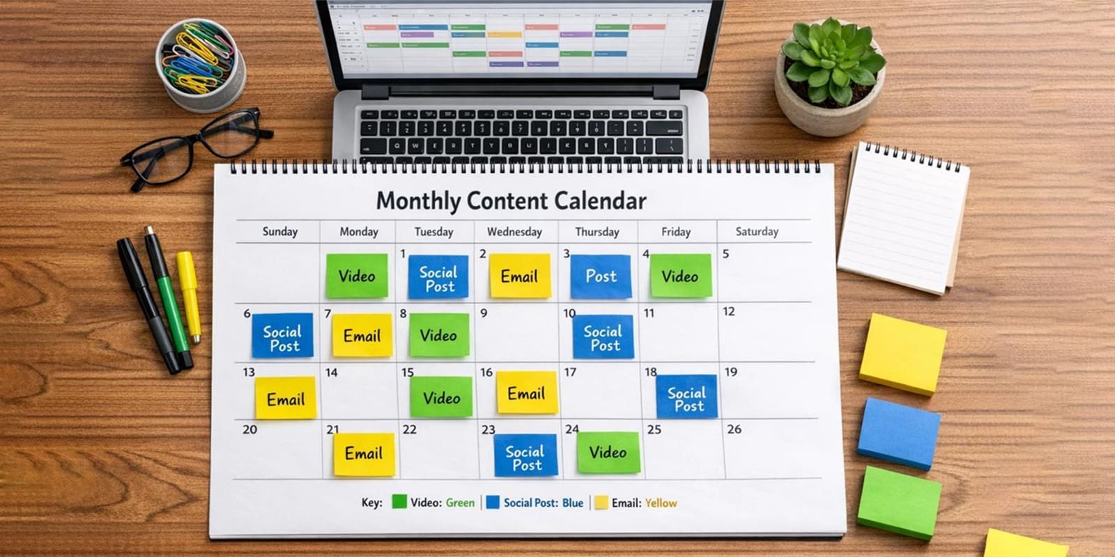 How to Build a Monthly Content Calendar